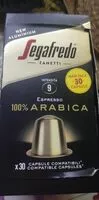 Mängden socker i Caffè espresso arabica