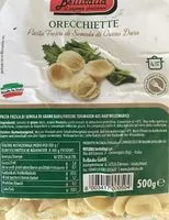 Mängden socker i Orecchiette