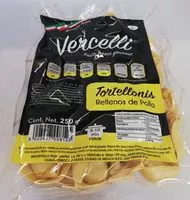 Mängden socker i Vercelli Tartellonis rellenos de pollo