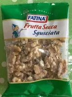 Mängden socker i Frutta secca sgusciata