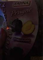 Mängden socker i Prugne