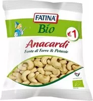 Mängden socker i Anacardi sgusciati biologici