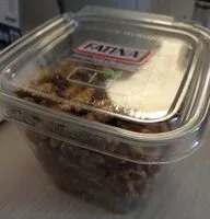 Mängden socker i Fatina noci sgusciate