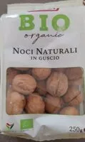 Mängden socker i Noci naturali in guscio bio