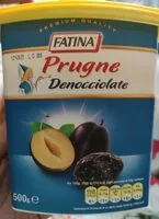 Mängden socker i Prugne denocciolate