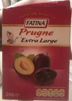 Mängden socker i Prugne