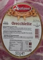 Mängden socker i Orecchiette