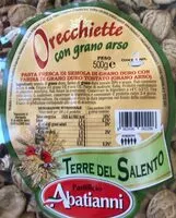 Mängden socker i orecchiette con grano arso