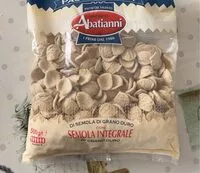 Mängden socker i Orecchiette con semola integrale