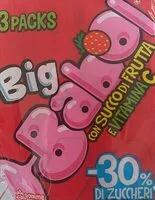 Mängden socker i Big babol