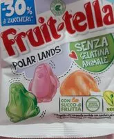 Mängden socker i Fruit-tella polar lands