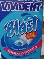Mängden socker i Vivident blast
