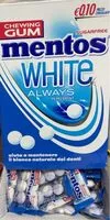 Mängden socker i Mentos white always peppermint