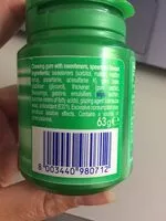 Mängden socker i Gum Sugar Free Spearmint Bottle