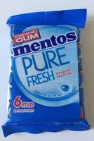 Mängden socker i Chewing gum Pure Fresh - Haleine fraîche