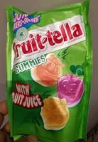 Mängden socker i Fruitella duo gummies