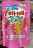 Mängden socker i Fruitella fruit jellies