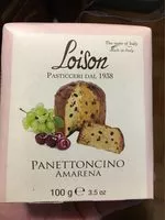 Mängden socker i Panettoncino amarena