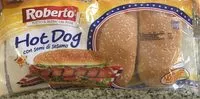 Mängden socker i Pain hot dog au sésame