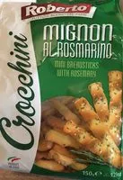 Mängden socker i Mignon al rosmarino