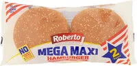 Mängden socker i Mega maxi hamburge con semi di sesamo panini