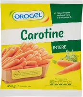 Mängden socker i Carotine intere surgelati