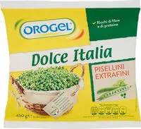 Mängden socker i Dolce italia pisellini extrafini surgelati
