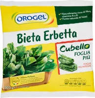 Mängden socker i Cubello bieta erbetta foglia più surgelati