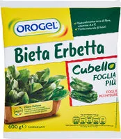 Mängden socker i Cubello bieta erbetta foglia più surgelati