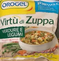 Mängden socker i Vieru di zuppa verdure e legumi