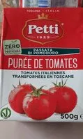 Mängden socker i Purée de tomates