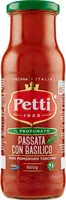 Mängden socker i Passata digpomodoro con basilico il profumato pomodoro toscano