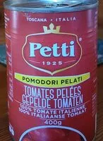 Mängden socker i Tomates pelées