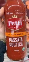 Mängden socker i Passata rustica