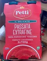 Mängden socker i Passata exstrafine