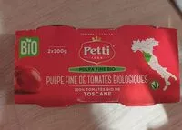 Mängden socker i Pulpe fine de tomates biologiques