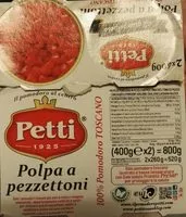 Mängden socker i Polpa a pezzettoni