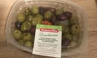 Mängden socker i Olive verdi e nere denocciolate condite in giardiniera