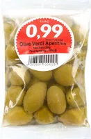 Mängden socker i Olive verdi aperitivo