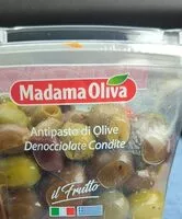 Mängden socker i Antipasto di olive