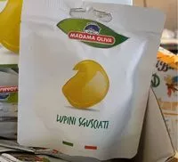 Mängden socker i Lupino sgusciati