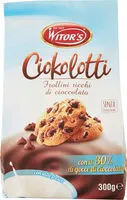 Mängden socker i Ciokolotti frollini ricchi di cioccolato