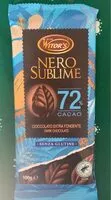 Mängden socker i Cioccolato extra fondente 72%