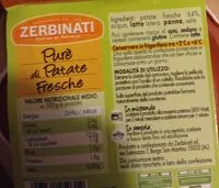 Mängden socker i Purè di patate fresche