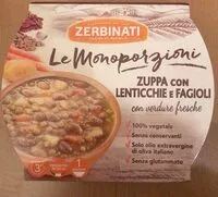 Mängden socker i Zuppa con lenticchie e fagioli