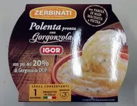 Mängden socker i Polenta pronta con Gorgonzola IGOR