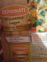 Mängden socker i Minestrone leggero