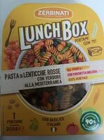 Mängden socker i Lunchbox lenticchie rosse con verdure