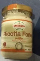 Mängden socker i Ricotta Forte mista