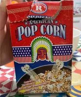 Mängden socker i American pop corn